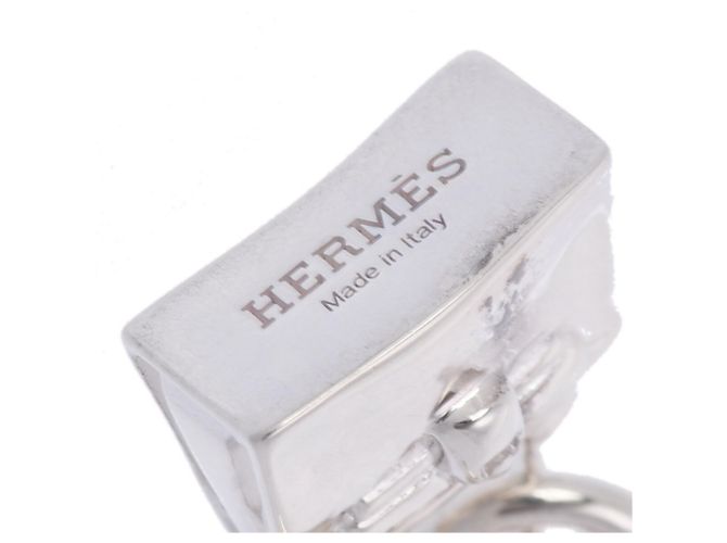 Hermès Collana Amuleto Birkin HERMES per Donne, Argento - vista 4