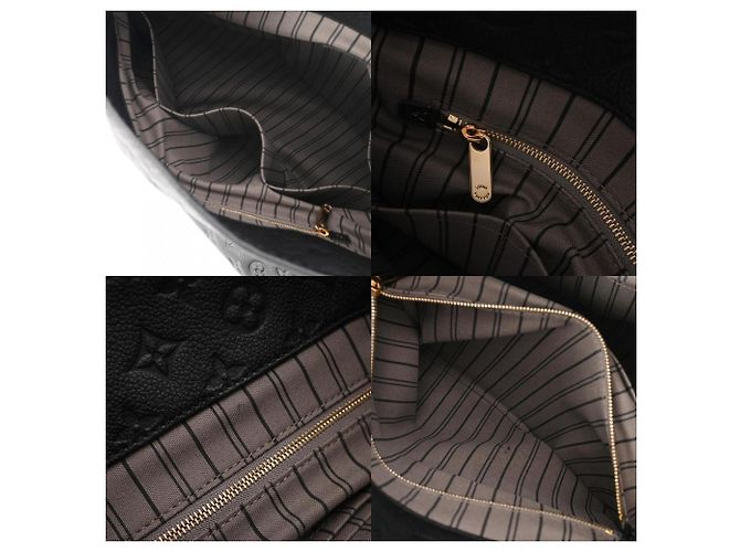 Louis Vuitton Monogram Empreinte Artsy MM Noir Handtasche Schwarz - Ansicht 12