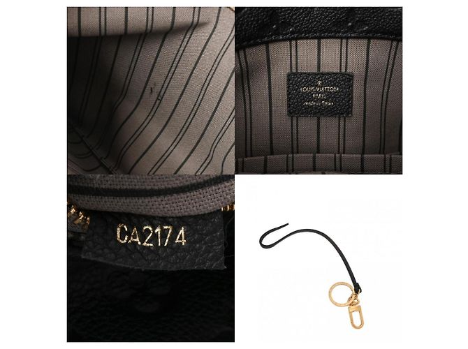 Louis Vuitton Monogram Empreinte Artsy MM Noir Handtasche Schwarz - Ansicht 13