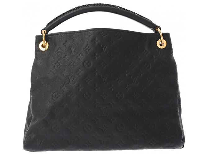 Louis Vuitton Monogram Empreinte Artsy MM Noir Handtasche Schwarz - Ansicht 2
