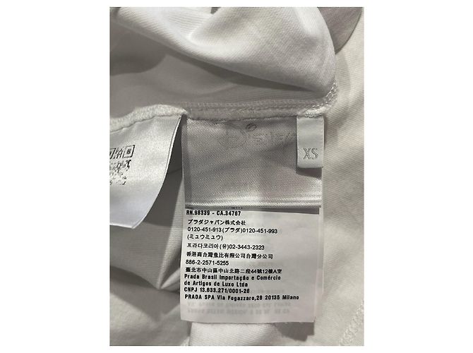 MIU MIU Tops T.Internacional XS Algodón - vista 6
