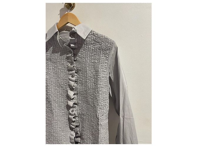 ACNE STUDIOS Top T.FR 34 Cotone Grigio - vista 2