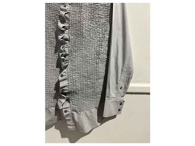 ACNE STUDIOS Top T.FR 34 Cotone Grigio - vista 3