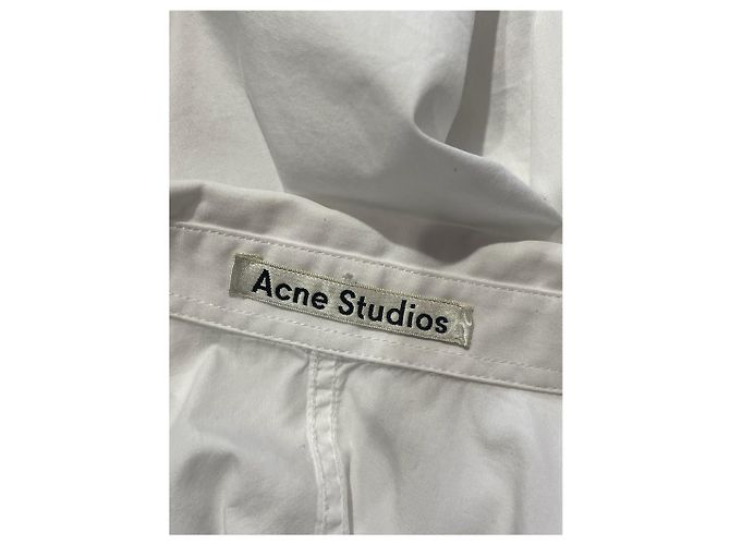 ACNE STUDIOS Tops T.International XS Cotton White - view 6