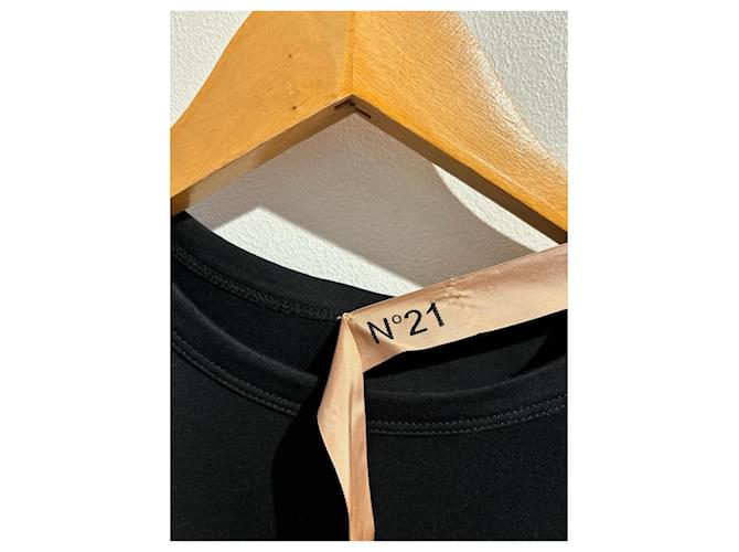 N°21 Tops T.IT 38 Algodón Negro - vista 4