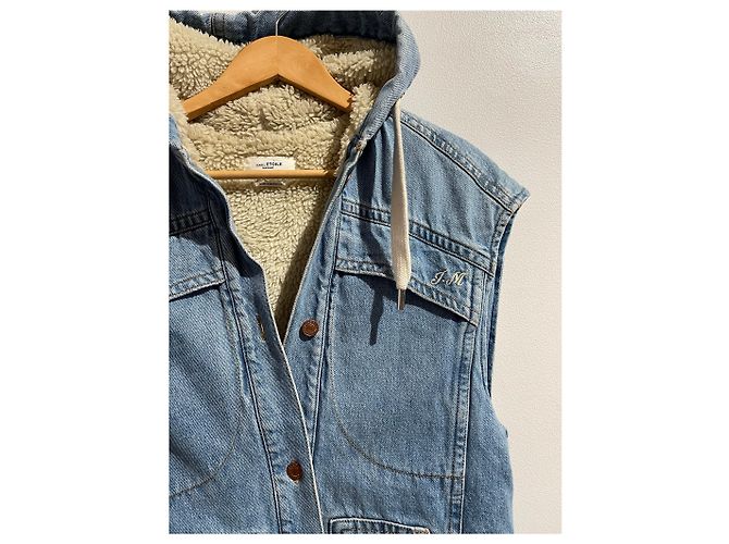 ISABEL MARANT ETOILE Chaquetas T.FR 36 Algodón Azul - vista 2