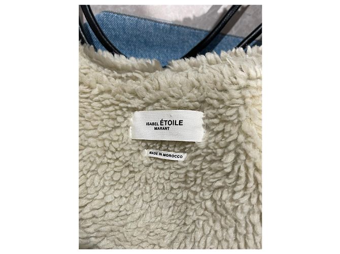 ISABEL MARANT ETOILE Chaquetas T.FR 36 Algodón Azul - vista 6