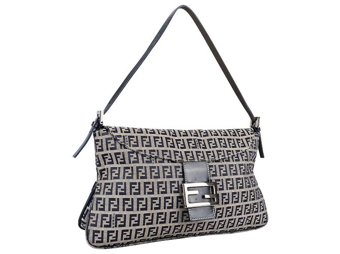Borse FENDI T. Tessuto Blu - vista 2