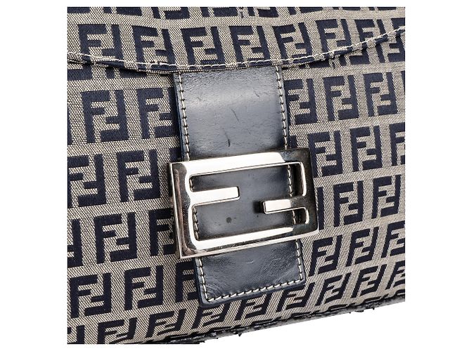 Borse FENDI T. Tessuto Blu - vista 3