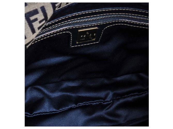 Borse FENDI T. Tessuto Blu - vista 9