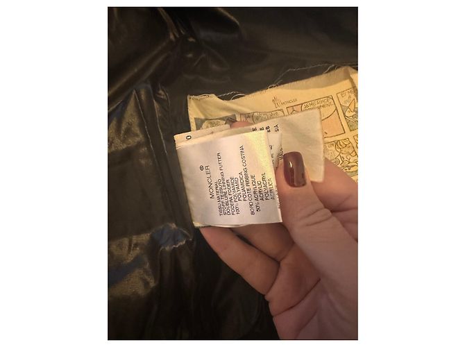 Chaqueta Moncler de Plumas Marrón con Piel Castaño - vista 6