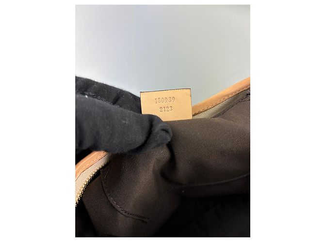 Borsa Gucci beige in cotone - vista 11