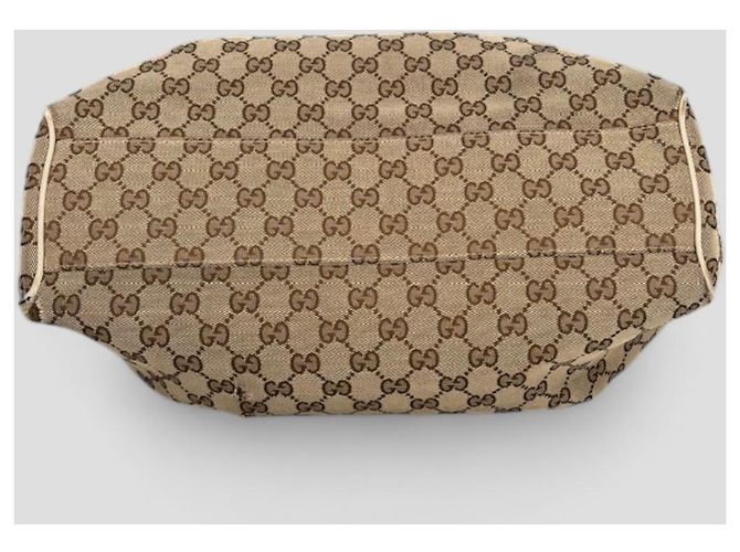 Borsa Tote Gucci Sukey GG in Tela Beige - vista 4