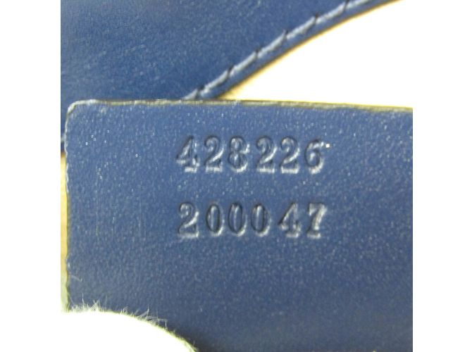 Borsa in pelle Guccissima da donna Blu - vista 13