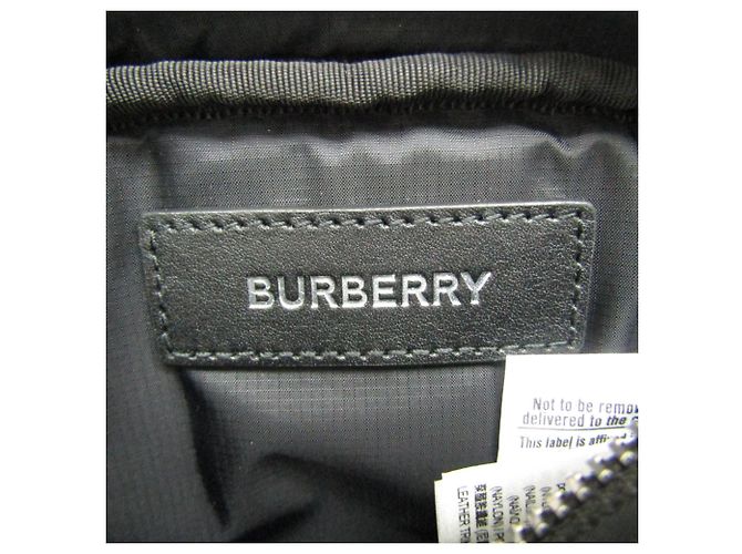 Bolsa de cintura de nylon Burberry Preto - vista 10