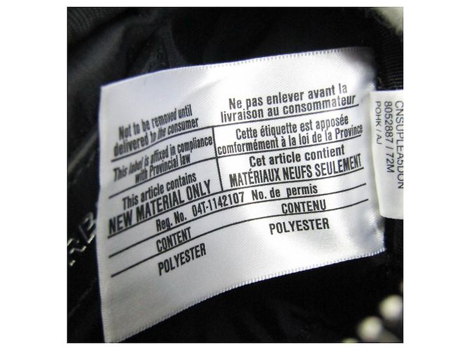 Bolsa de cintura de nylon Burberry Preto - vista 12