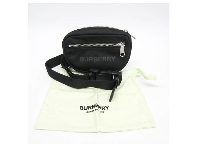 Bolsa de cintura de nylon Burberry Preto - vista 13