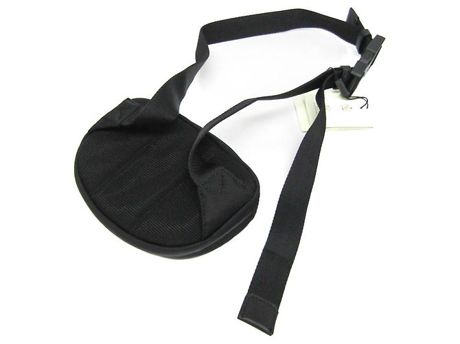 Bolsa de cintura de nylon Burberry Preto - vista 2