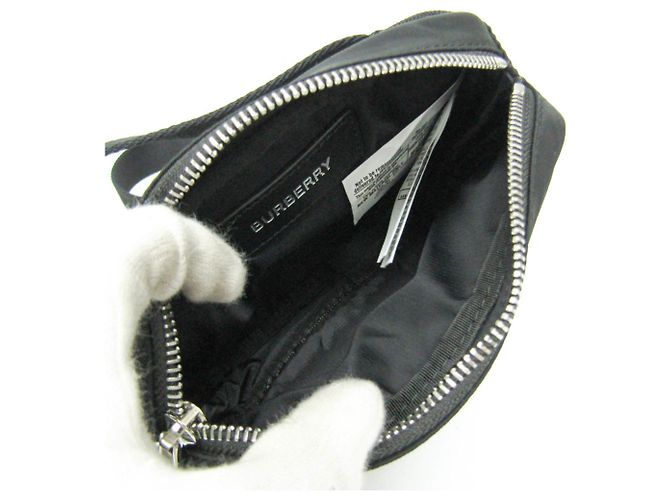 Bolsa de cintura de nylon Burberry Preto - vista 3