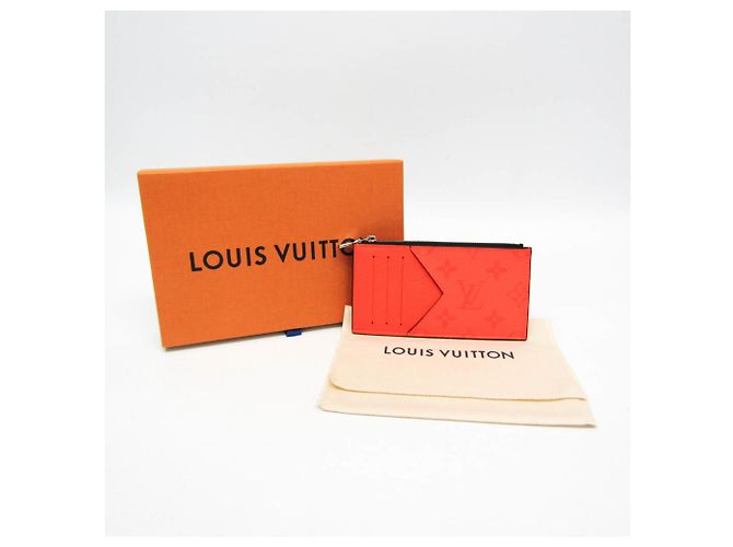 Tarjetero de monedas Taigarama Louis Vuitton Naranja - vista 9