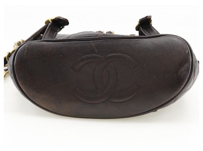 Chanel Matelassé Lammleder Rucksack Braun - Ansicht 8