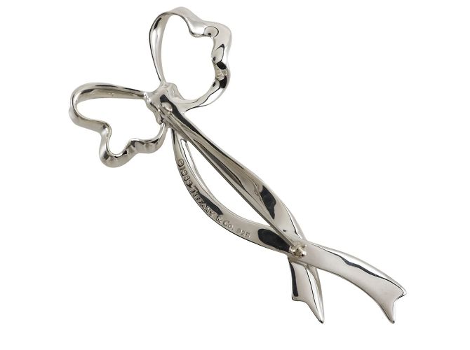 Spilla in argento 925 a forma di nastro Tiffany & Co. - vista 2