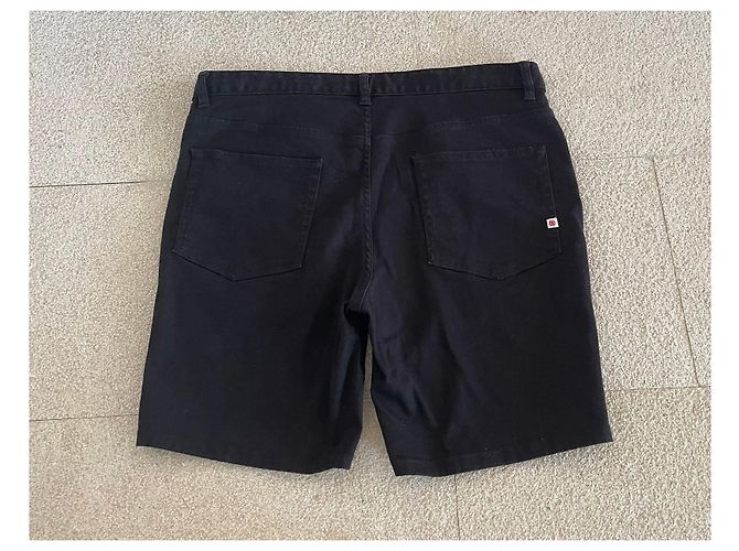 Autre Marque Jeans Bermuda neri Element in cotone elastan W36 Nuovo Nero - vista 10