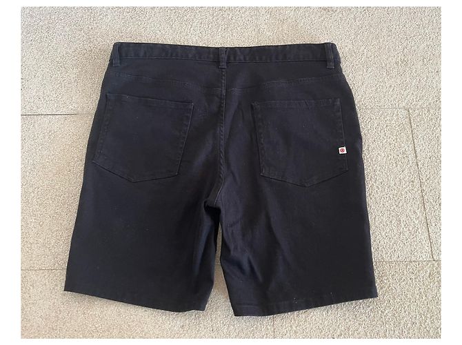Autre Marque Jeans Bermuda neri Element in cotone elastan W36 Nuovo Nero - vista 3