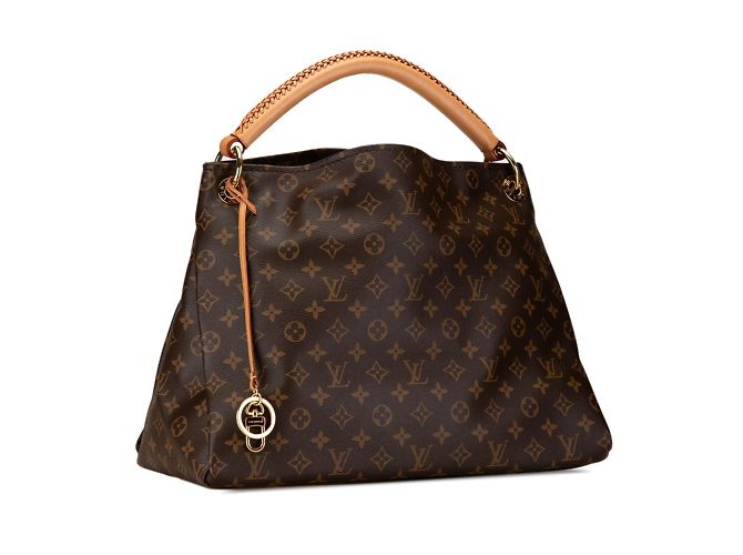 Borsa Tote Artsy MM Monogram Louis Vuitton Marrone - vista 3