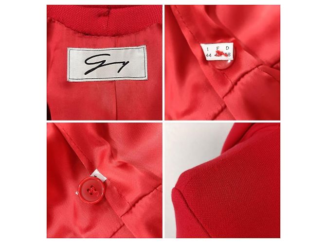 Cappotto rosso vintage Genny - vista 12