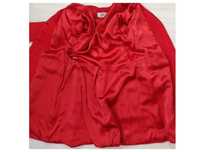 Cappotto rosso vintage Genny - vista 4