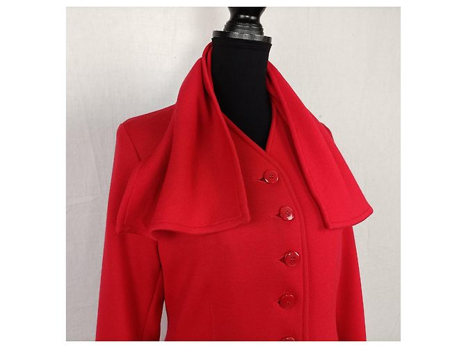 Cappotto rosso vintage Genny - vista 5