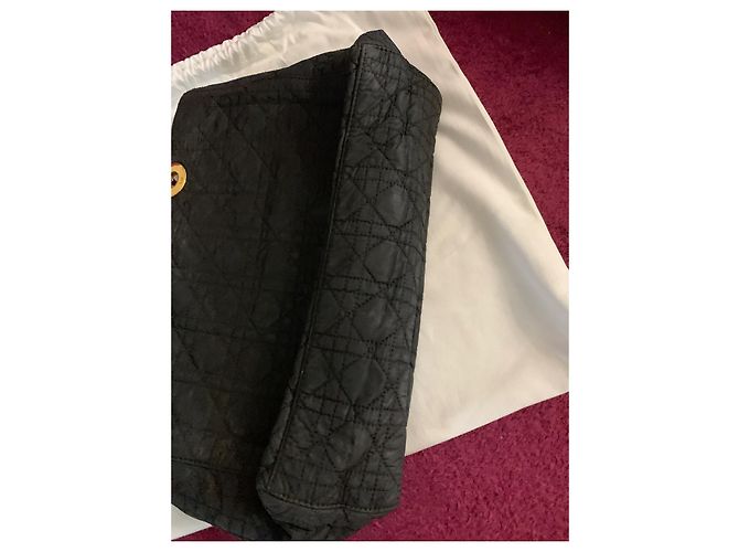 Borsa a mano Lady Dior Dior in tela cannage nera Nero - vista 6
