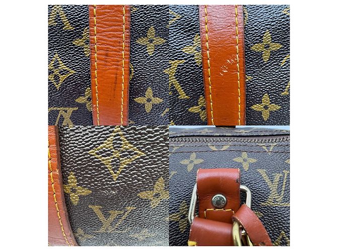 Borsa Keepall Boston Monogram Louis Vuitton Marrone - vista 11
