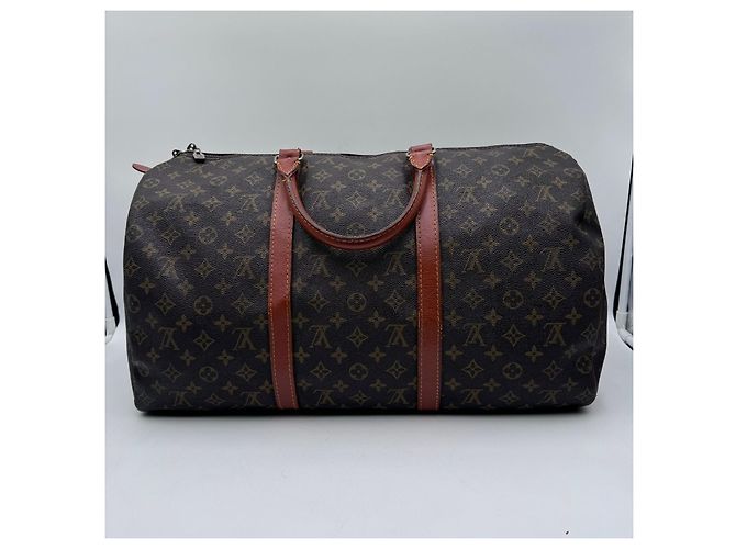 Borsa Keepall Boston Monogram Louis Vuitton Marrone - vista 2