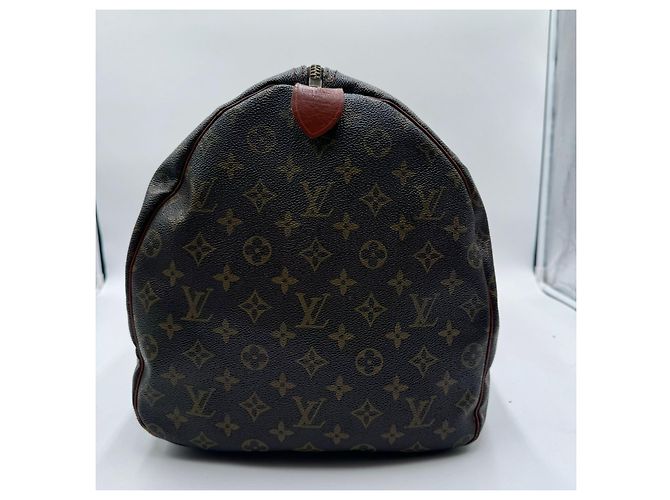 Borsa Keepall Boston Monogram Louis Vuitton Marrone - vista 4