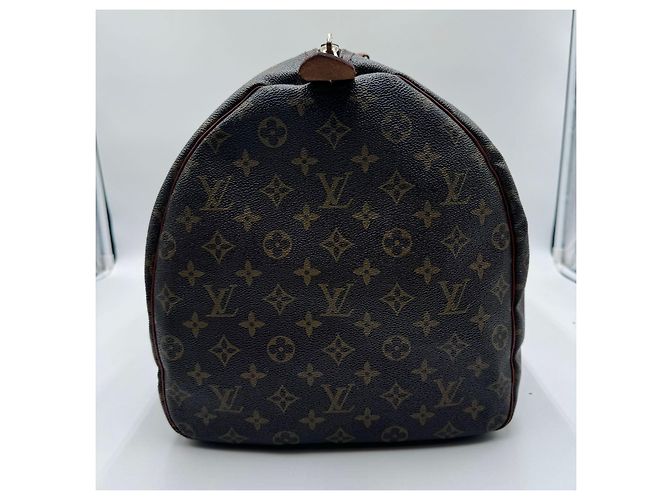 Borsa Keepall Boston Monogram Louis Vuitton Marrone - vista 5