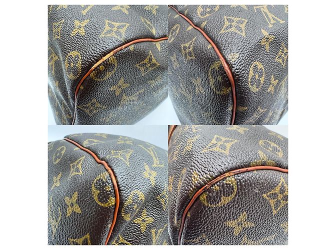 Borsa Keepall Boston Monogram Louis Vuitton Marrone - vista 9