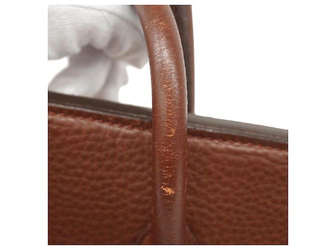 Hermès Borsa Hermes Birkin 40 in Rouge H Rosso - vista 14