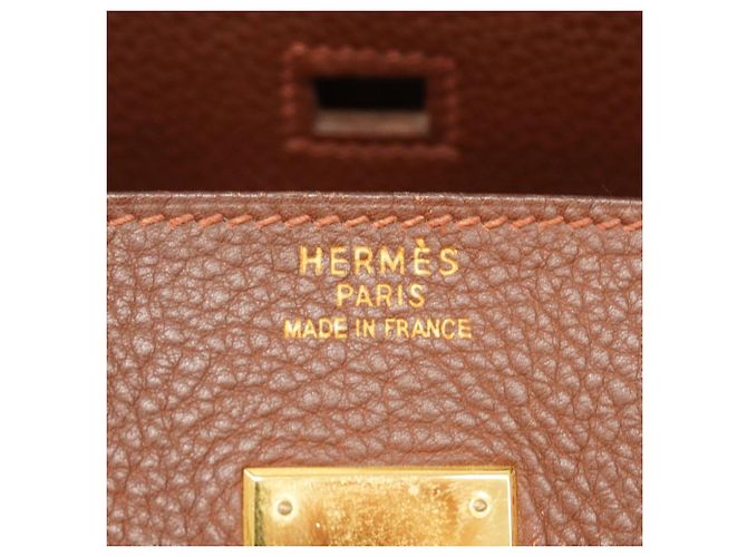Hermès Borsa Hermes Birkin 40 in Rouge H Rosso - vista 5
