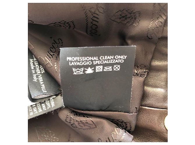 Gucci x Tom Ford Brown Leather Stud Crop Jacket - view 10