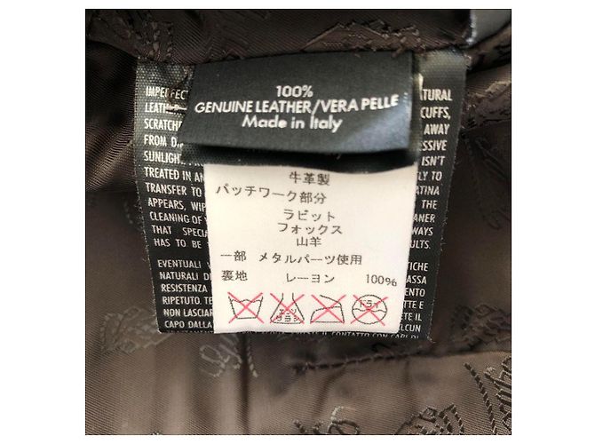 Gucci x Tom Ford Brown Leather Stud Crop Jacket - view 8