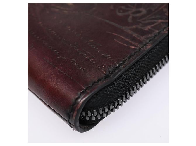 Berluti Clutch Bag aus braunem Leder Auth bs16872 - Ansicht 14