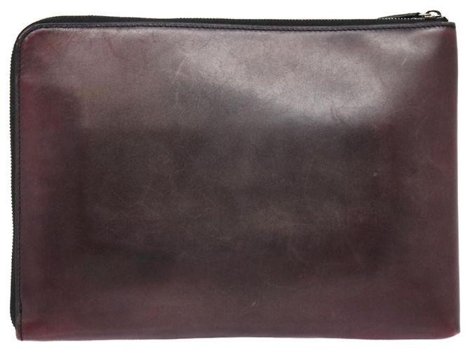 Berluti Clutch Bag aus braunem Leder Auth bs16872 - Ansicht 2