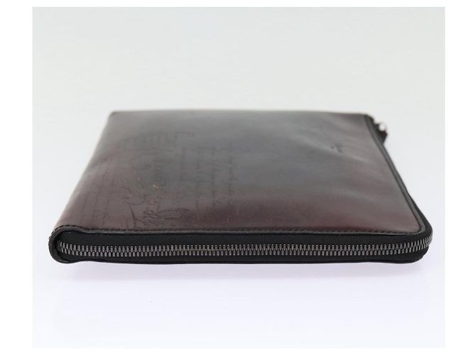 Berluti Clutch Bag aus braunem Leder Auth bs16872 - Ansicht 4