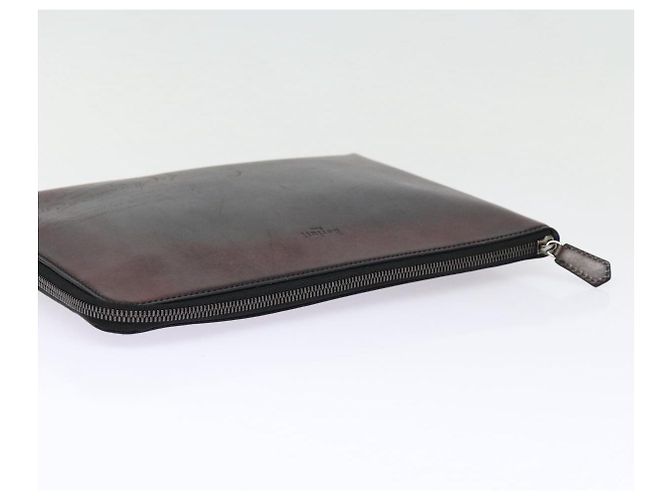 Berluti Clutch Bag aus braunem Leder Auth bs16872 - Ansicht 5