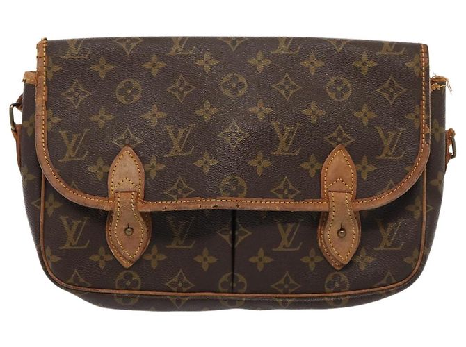 LOUIS VUITTON Monogram Gibeciere MM Borsa a Spalla M42247 LV Auth ar12433 Monogramma - vista 13