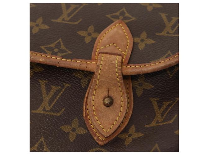 LOUIS VUITTON Monogram Gibeciere MM Borsa a Spalla M42247 LV Auth ar12433 Monogramma - vista 19