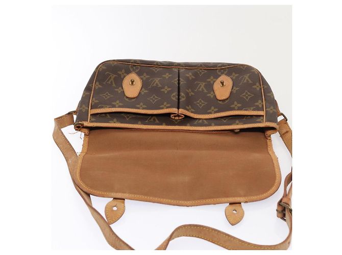 LOUIS VUITTON Monogram Gibeciere MM Borsa a Spalla M42247 LV Auth ar12433 Monogramma - vista 20