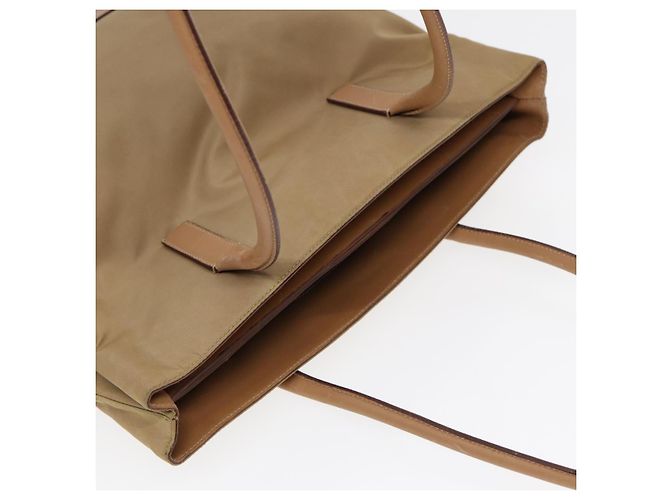 PRADA Tote Bag Nylon Beige Auth bs16845 - Ansicht 6